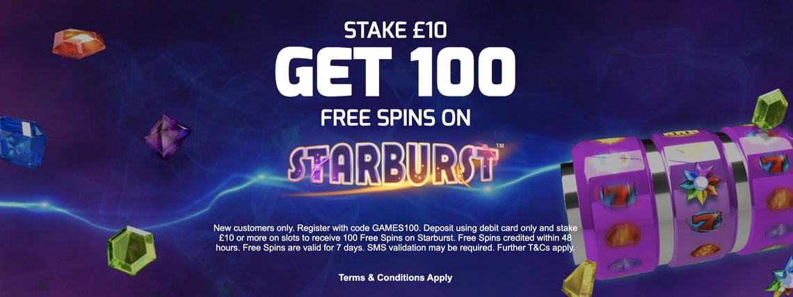 betfred 100 spins 2020